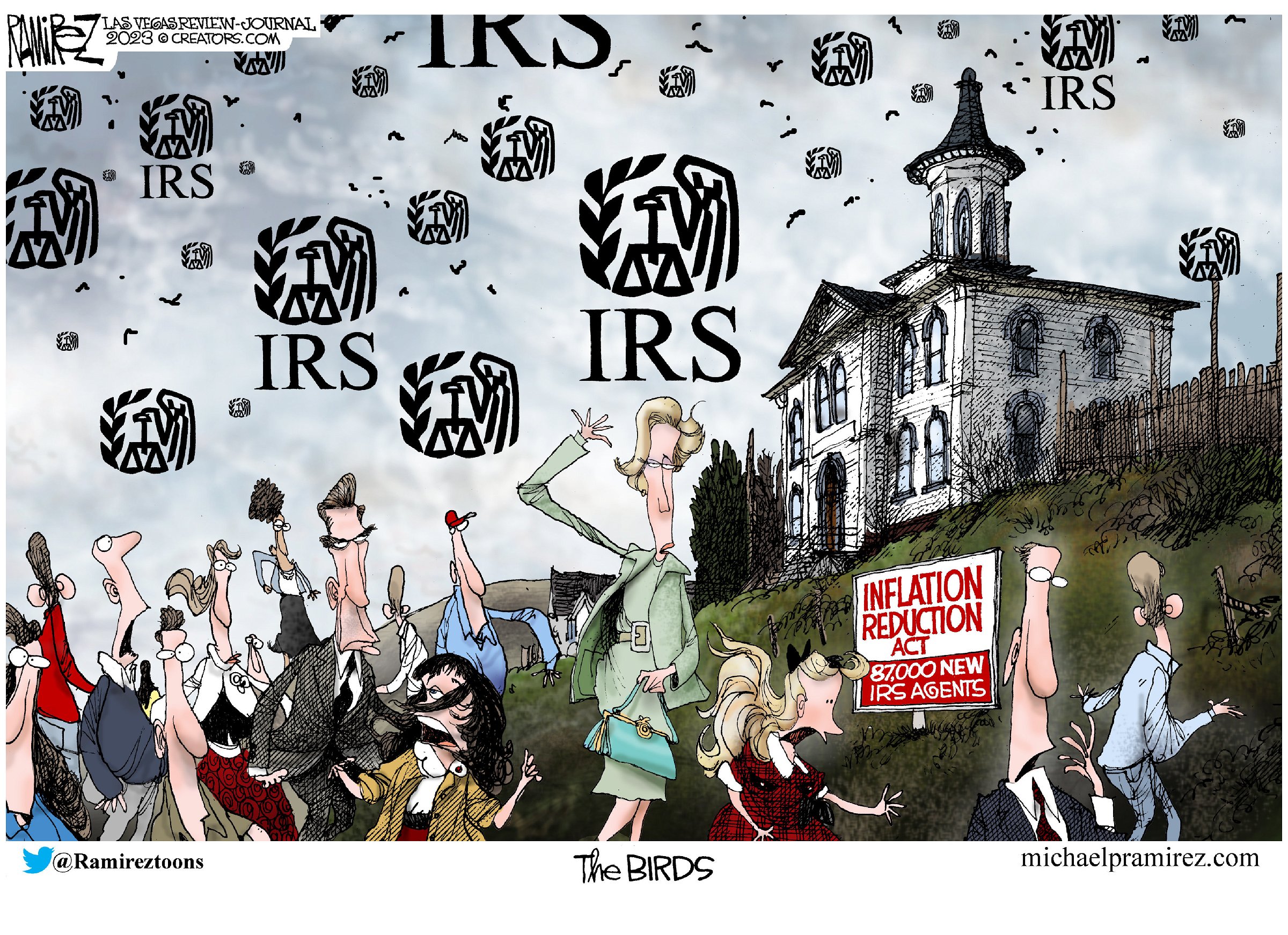the IRS tax day birds